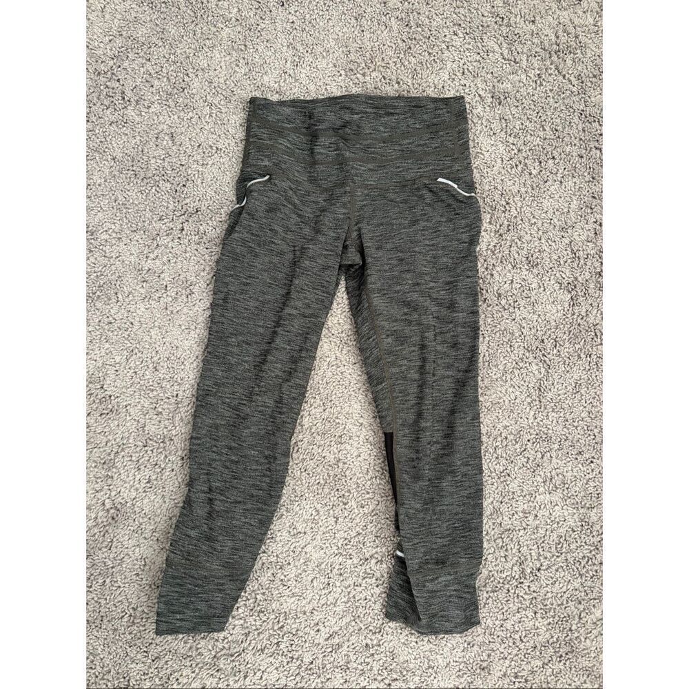 Athleta Capri Athletic Leggings Heather Gray Size XXS